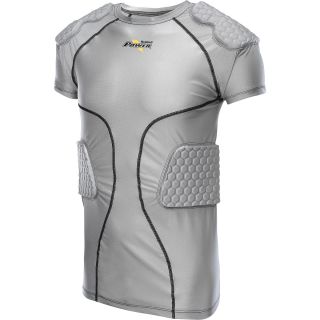 RIDDELL Adult Power 5 Piece Integrated Short Sleeve Football T Shirt   Size L,