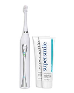 Sonic Toothbrush with Professional Whitening System   Supersmile   White
