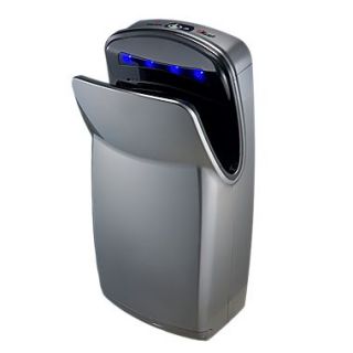 World Dryer Vmax 110   120 V High Speed Vertical Automatic Hand Dryer, Silver