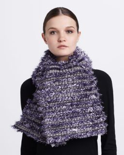 Tinsel Striped Tweed Scarf, Lilac   Marc Jacobs   Lilac (ONE SIZE)