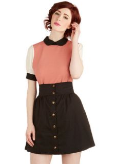 Curry Your Enthusiasm Skirt in Black  Mod Retro Vintage Skirts