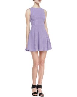Womens Snowe Knit Sleeveless Fit and Flare Dress   Opening Ceremony   Lavender