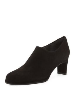 Cover Suede Bootie, Black (Made to Order)   Stuart Weitzman   Black (36.5B/6.5B)