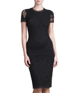 Womens Lace Skirt, Black   Jean Paul Gaultier   Black (MEDIUM/8)
