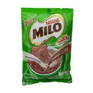 Nestle Milo Chocolate Malt Flavoured Mixed Beverage Activ B 3in1 35g. Pack 5 (Net 6.15 Oz) Product of Thailand  Powdered Drink Mixes  Grocery & Gourmet Food