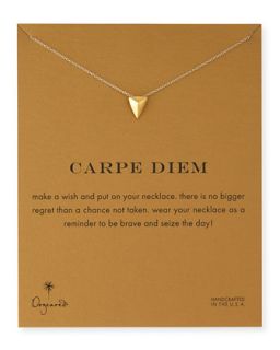 Gold Dipped Carpe Diem Necklace   Dogeared   Gold