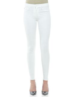 Womens Nico Mid Rise Super Skinny Jeans, White   Hudson   White (28)