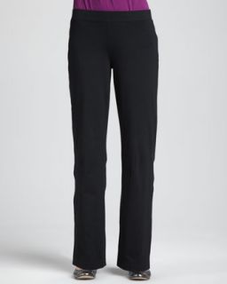 Womens Straight Leg Pants   Neon Buddha   Global black (SMALL/6 8)