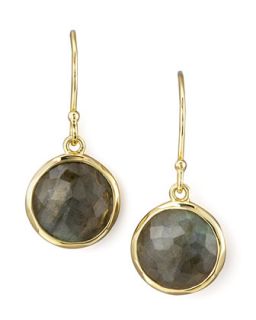 Labradorite Drop Earrings   Ippolita   Gold