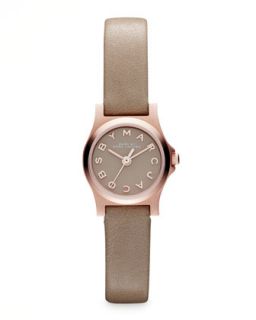 Enamel Dial Rose Golden Watch, Gingersnap   MARC by Marc Jacobs   Brown