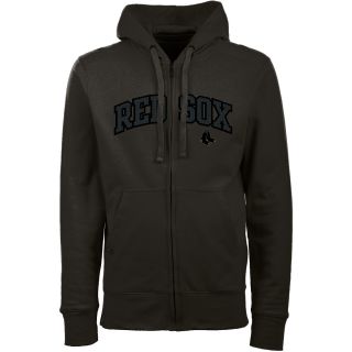 Antigua Boston Red Sox Mens Signature Full Zip Hooded Sweatshirt   Size