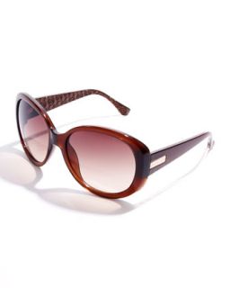 Carolina Oversize Sunglasses   Michael Kors   Brown
