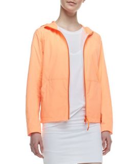 Womens Layerz Active Long Sleeve Hoodie Jacket   Theory   Neon (MEDIUM)