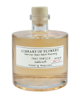 True Vanilla Bubble Bath   Library of Flowers   White