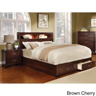 Furniture Of America Clement Storage Platform Bed With Lighting