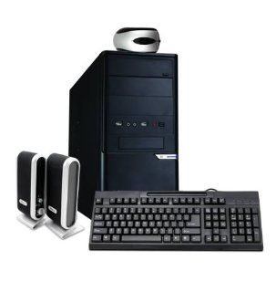 iMicro CA I102USB 350W 20+4Pin ATX Mid Tower Case with Keyboard, Mouse and Speaker (Black) Computers & Accessories