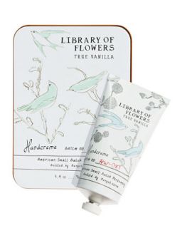 True Vanilla Coco Butter Handcreme   Library of Flowers   White