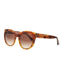 Suggesty Horn Effect Sunglasses, Brown   Thierry Lasry   Brown