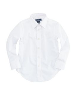 Lowell Long Sleeve Dress Shirt, White, Sizes 2T 3T   Ralph Lauren Childrenswear