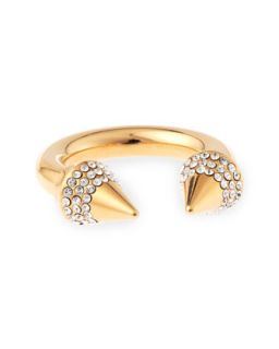 Crystal Titan Ring, Rose Golden   Vita Fede   Rose gold (5)