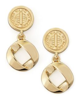 Cable Link Drop Earrings, Yellow Golden   MARC by Marc Jacobs   Yellow