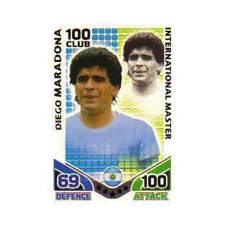 Match Attax ENGLAND Hundred Club ARGENTINA Maradona [Toy] Toys & Games