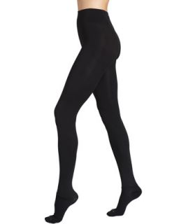 Womens Luxe Semi Opaque Tights, Black   Bootights   Jet (D/165 190lbs)