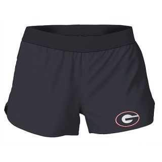 SOFFE Womens Georgia Bulldogs Woven Shorts   Size L, Black