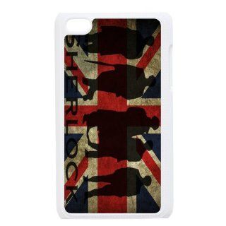 Custom Sherlock Cover Case for iPod Touch 4th Generation PD2122 Cell Phones & Accessories