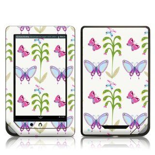 Butterfly Field Design Protective Decal Skin Sticker for Barnes and Noble NOOK COLOR E Book Reader Computers & Accessories