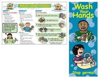 Wash Your Hands Stop Germs Fun Information Pamphlet For Kids Ages 8 13  