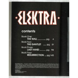 The Elektra Saga (Marvel comics) (Daredevil) (9780871355768) Frank Miller, Klaus Janson, Denny O'Neil Books