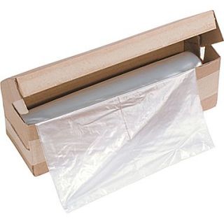HSM of America Clear Plastic Shredder Bag , 58 gal , 44(H) x 21(W) x 17(D)