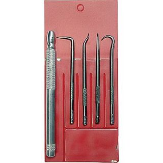 King Tool 4 Pieces 4 Way Pick Set, 7 1/4 inch