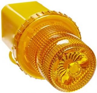 Jackson Safety 17378 Rotating Strobe With Magnetic Base and Plugs Into Lighter, 4 3/4" Base Diameter x 7 1/4" Height, Amber Industrial Warning Signs