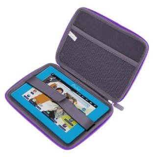 DURAGADGET "Tough" Purple Hard Clam Shell EVA Carry Case With Soft Lining For Lexibook Tablet Junior 2, Lexibook Tablet Master 2, Lexibook Tablet Ultra 2, Lexibook Tablet Master & Tablet Advance Computers & Accessories