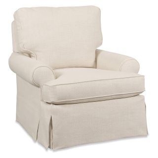 Sam Moore Natalya Swivel Glider   Natural   Upholstered Club Chairs