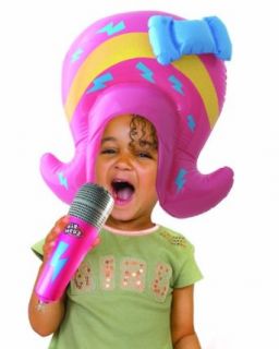 Bluw Inc Inflatable Popstar Wig And Microphone Clothing