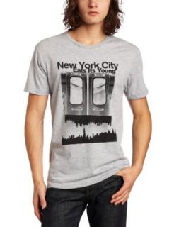 Swag Like Us Men's New York City Eats Its Young T Shirt, Heather Gray, Small at  Mens Clothing store Fashion T Shirts