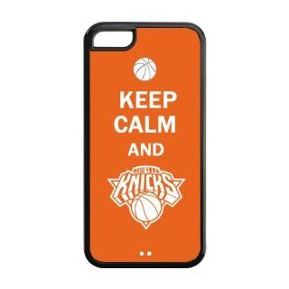 Cool Keep Calm and New York Knicks Apple iPhone 5C TPU Case Cover Protector Bumper Cell Phones & Accessories