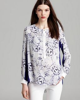 Rebecca Taylor Blouse   Zen Flower Printed's