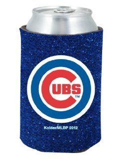 Chicago Cubs Glitter Kolder Kaddy Can Holder  Thermo Can Coolers  Sports & Outdoors
