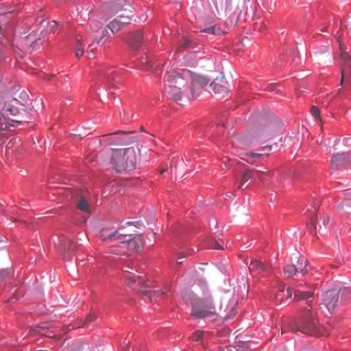 Pink Wrapped Strawberry Hard Candies, 5 lb. Bulk