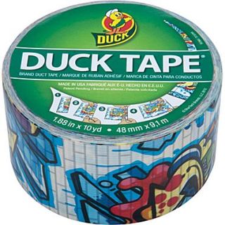 Duck Tape Brand Duct Tape, Graffiti, 1.88x 10 Yards