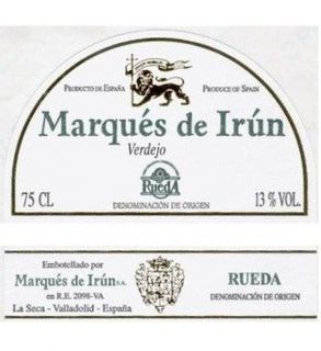 Marques de Irun Verdejo 2011 Wine