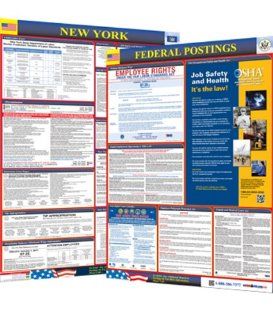 Osha4less Labor Law Poster   State and Federal, New York (NY CB)  Business And Store Signs 