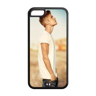 cheap iphone 5c Plastic and TPU case with Super Star Handsome Well known Charming Boy Justin Bieber pattern Back Case Cell Phones & Accessories