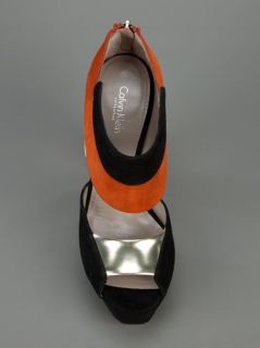 Calvin Klein Collection 'amelia' Chunky Heel Sandal