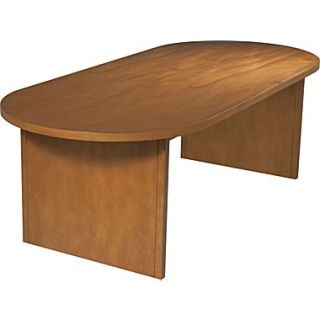 Office Star 8 Oval Wood Veneer Conference Table, Cherry