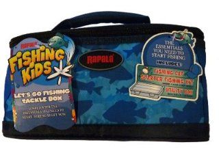 Rapala Kids Lets Go Fishing Tackle Box & Baseball Cap  Sports & Outdoors